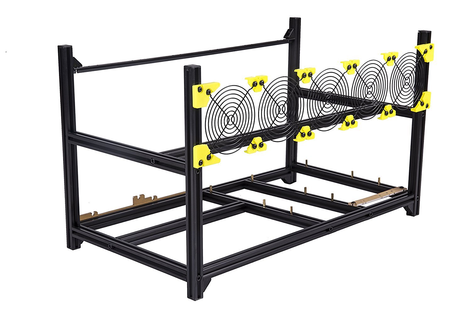 Mua 6 GPU マイニングケース リグ アルミニウム スタッカブル 組み立て済み オープンエアフレーム イーサリアム(ETH)/ETC/ZCash/Monero/BTC用  簡単マウントエディション (わずか10分) trên Amazon Mỹ chính hãng 2025 | Fado