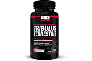 Force Factor Tribulus Terrestris for Men, Testosterone Booster and Male Vitality Supplement, Tribulus Extract and Natural Ingredients for Superior Absorption, Fundamental Series, 1000mg, 60 Capsules