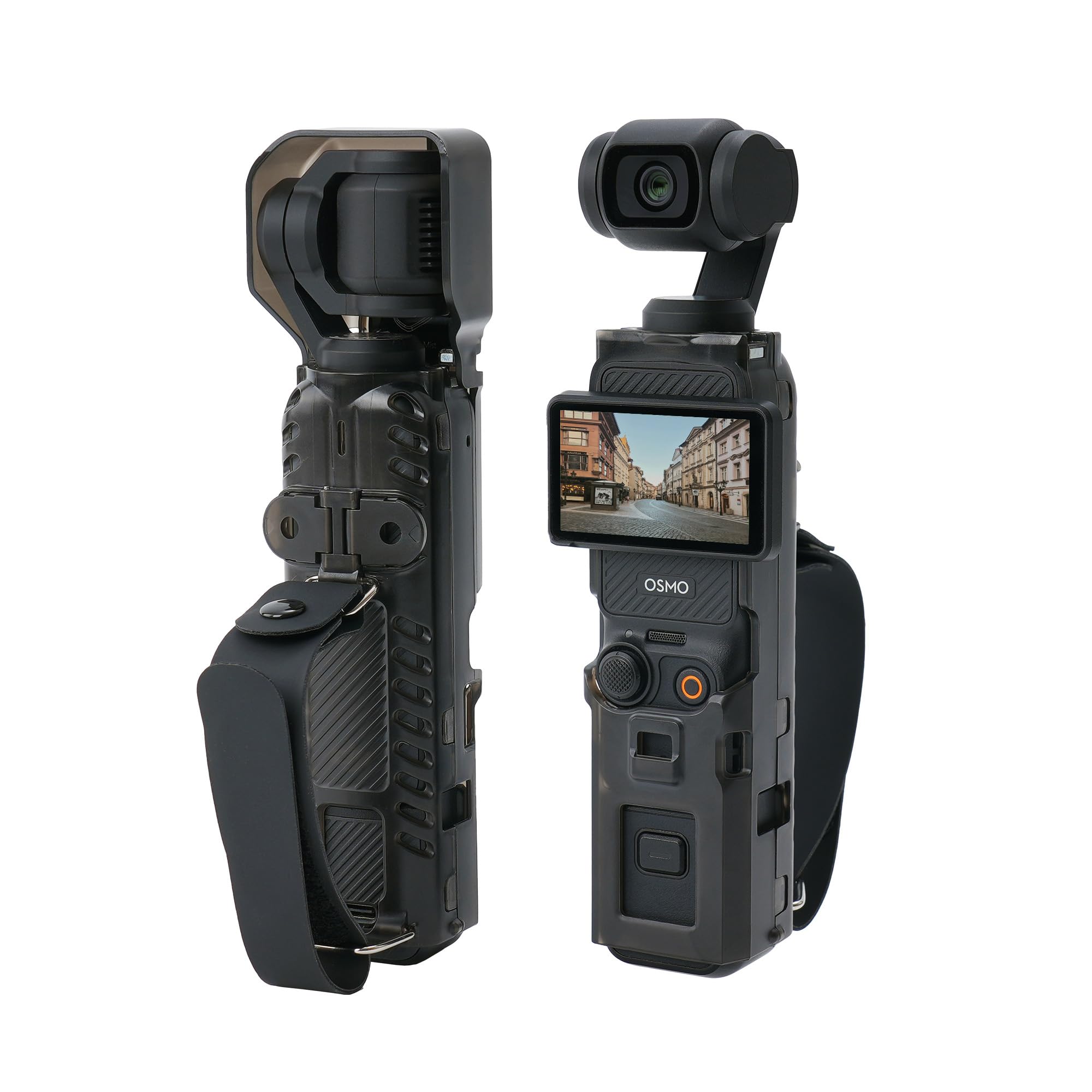 Photo 1 of RCGEEK Protective Case for DJI Osmo Pocket 3, Portable Hard Shell Travel Carrying Case with Secure Storage - Includes Controller Wheel & Adjustable Finger Strap