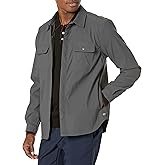 UNIONBAY mens Ub Tech Snap Front Performance Shirt Jacket