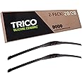 TRICO Silicone Ceramic Automotive Replacement Windshield Wiper Blade, Ceramic Coated Silicone Super Premium All Weather includes 28 inch & 28 inch Beam blades for Select Ford Models (90-28281)
