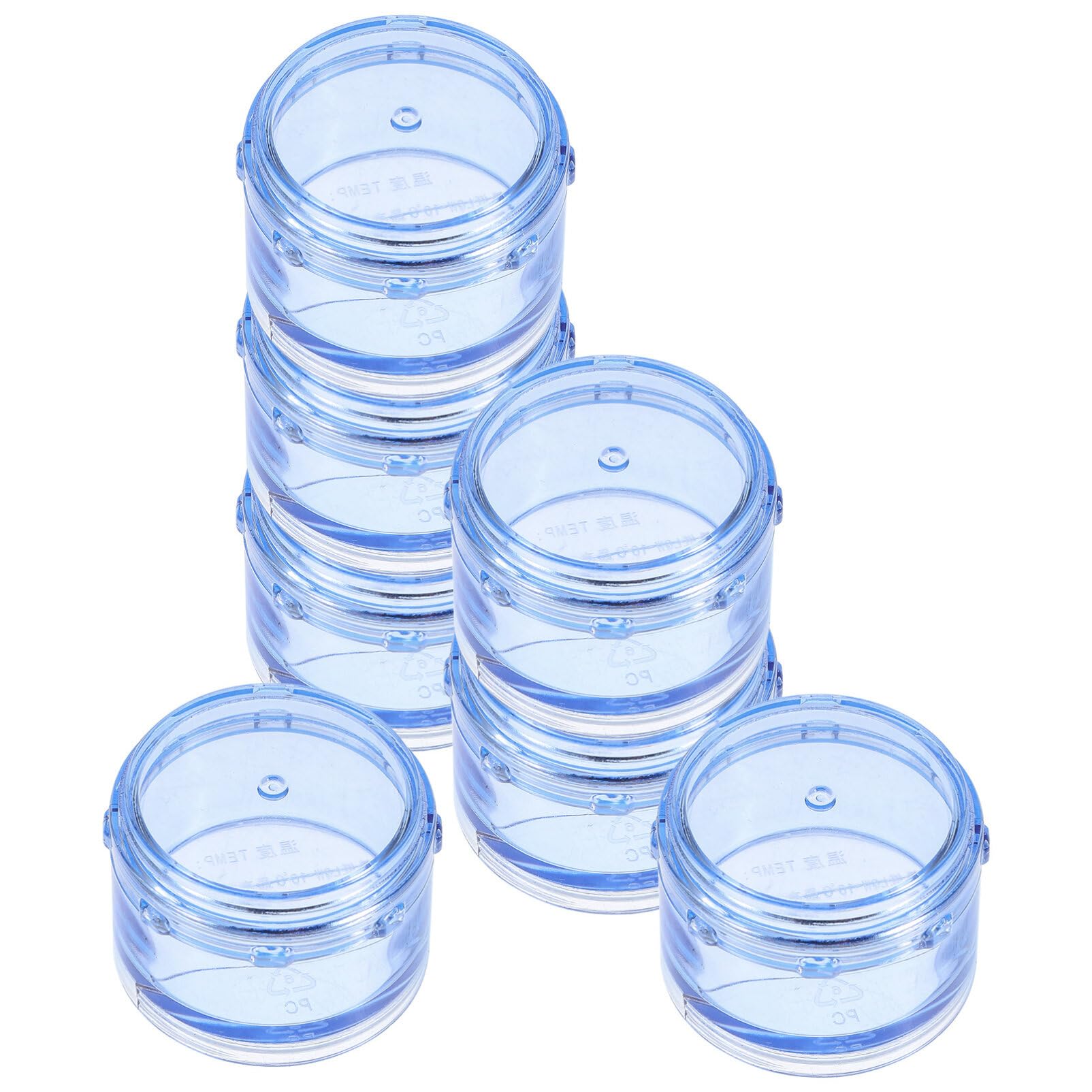 Healifty 7 Day Stackable Pill Box Weekly Medicine Organiser Dispenser Case Medication Tablet Container Blue