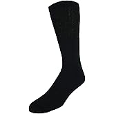CTM Men's Big and Tall Cotton Blend Casual Tube Socks 4 Pair Value Pack