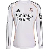adidas Real Madrid Home Men's L/S Soccer Jersey 25/26