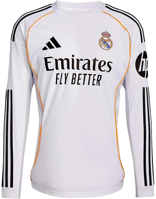 Amazon.com: adidas 2024-25 Real Madrid Men's Long-Sleeve Away