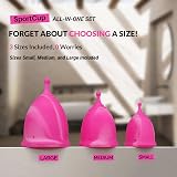 Boltex Medical Menstrual Cup Sport Set S, M, L + Steriliser & Bag view 2