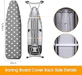 SHERWOOD Ironing Board Cover 100% Cotton Thick Felt 124 x 38 cm view 2