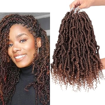 Amazon Com Alentoo 14inch Spring Twist Hair 5pcs Synthetic