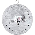 NuLink 6" Disco Light Mirror Ball with Hanging Ring