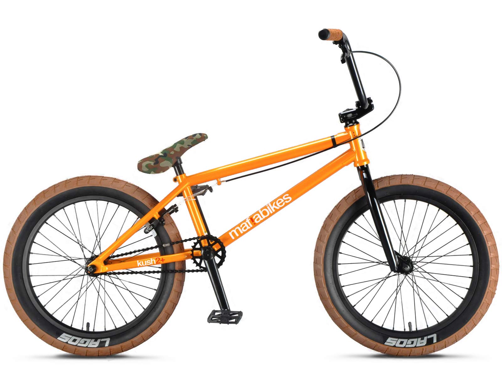 Mafiabikes Kush 2+ 20 inch BMX Bike Orange Edgar Bikes US Shop