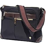 ESVAN Nylon Crossbody Bag For Women Waterproof Lightweight Casual Multi Pockets Shoulder Handbag Purse