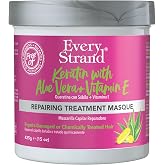 Every Strand Keratin Repairing Treatment Hair Masque, 15 Oz, Deep Conditioning Mask for Chemically Treated, Colored, and Damaged Hair, Anti-Breakage Formula, Cruelty Free