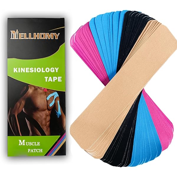 Bandes Kinésiologie Genou - Lot De 10 Prédécoupées - Imperméables Et Respirantes - Sport Et Récupération