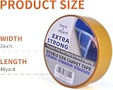 TAPEBEAR Heavy-Duty Double Sided Carpet Tape 2 in x 40 yd Removable view 6