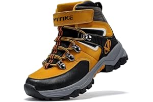 Littleplum Kids Snow Hiking Boots Antiskids Waterproof Booties Outdoor Shoes for Boys Girls