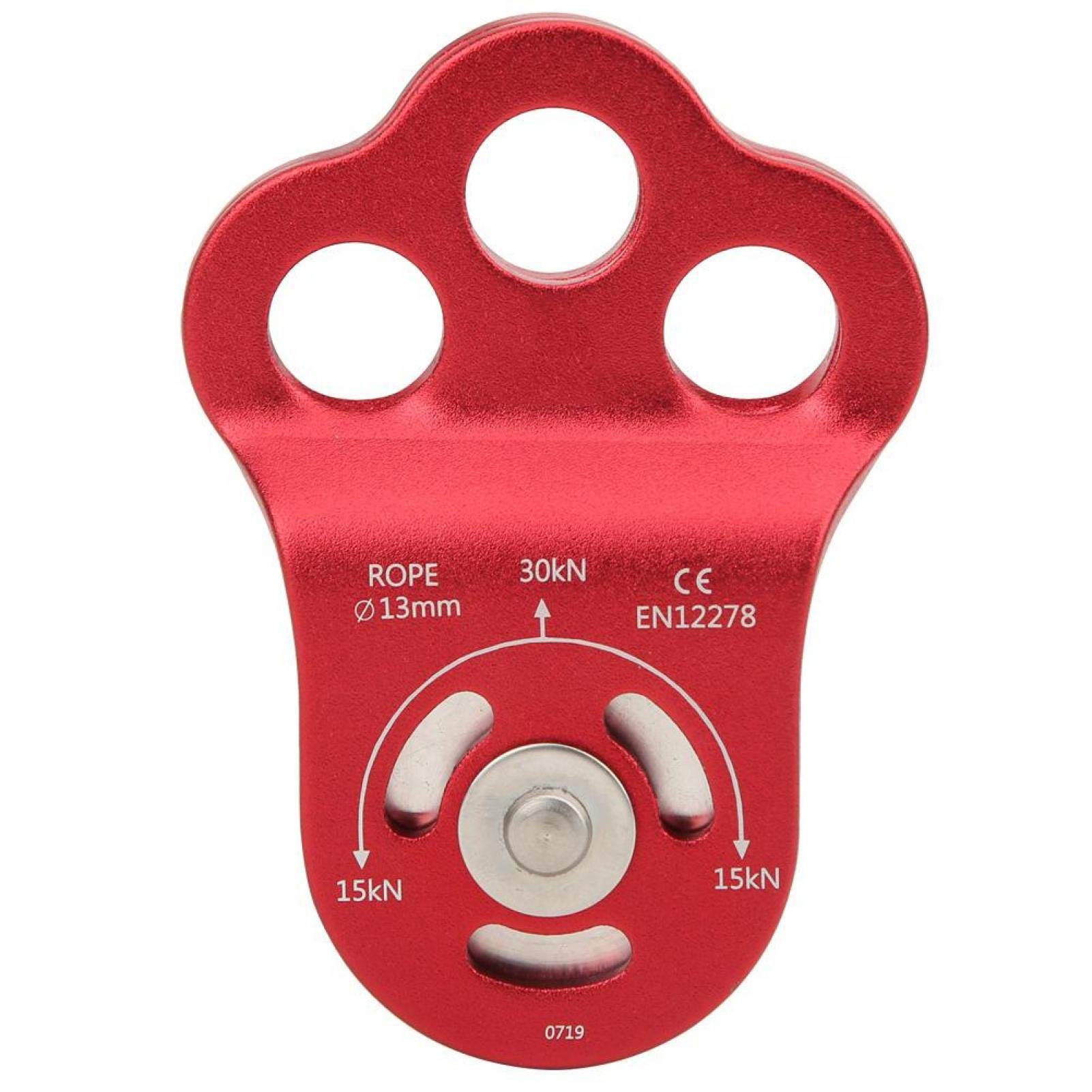 Demeras Climbing Pulley Fixed Single Pulley Rock Tree Climbing Mountaineering Crossing Transportation Three Hole Single Pulley