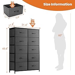 Sweetcrispy Dresser, Tall Dresser for