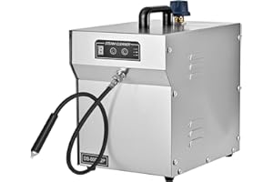 Lifancy Jewelry Steam Cleaner, Professional Stainless Steel Jewelry Steamer Machine 1300W for Silver & Gold，Pressure Adjustable 2-5kg,140 ℃ with Water Shortage & Full Water Reminder