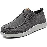1TAZERO Men's Extra Wide Slip-On Shoes Loafers Orthopedic Diabetic Shoes for Swollen Feet Comfortable Walking with Arch Support for Plantar Fasciitis