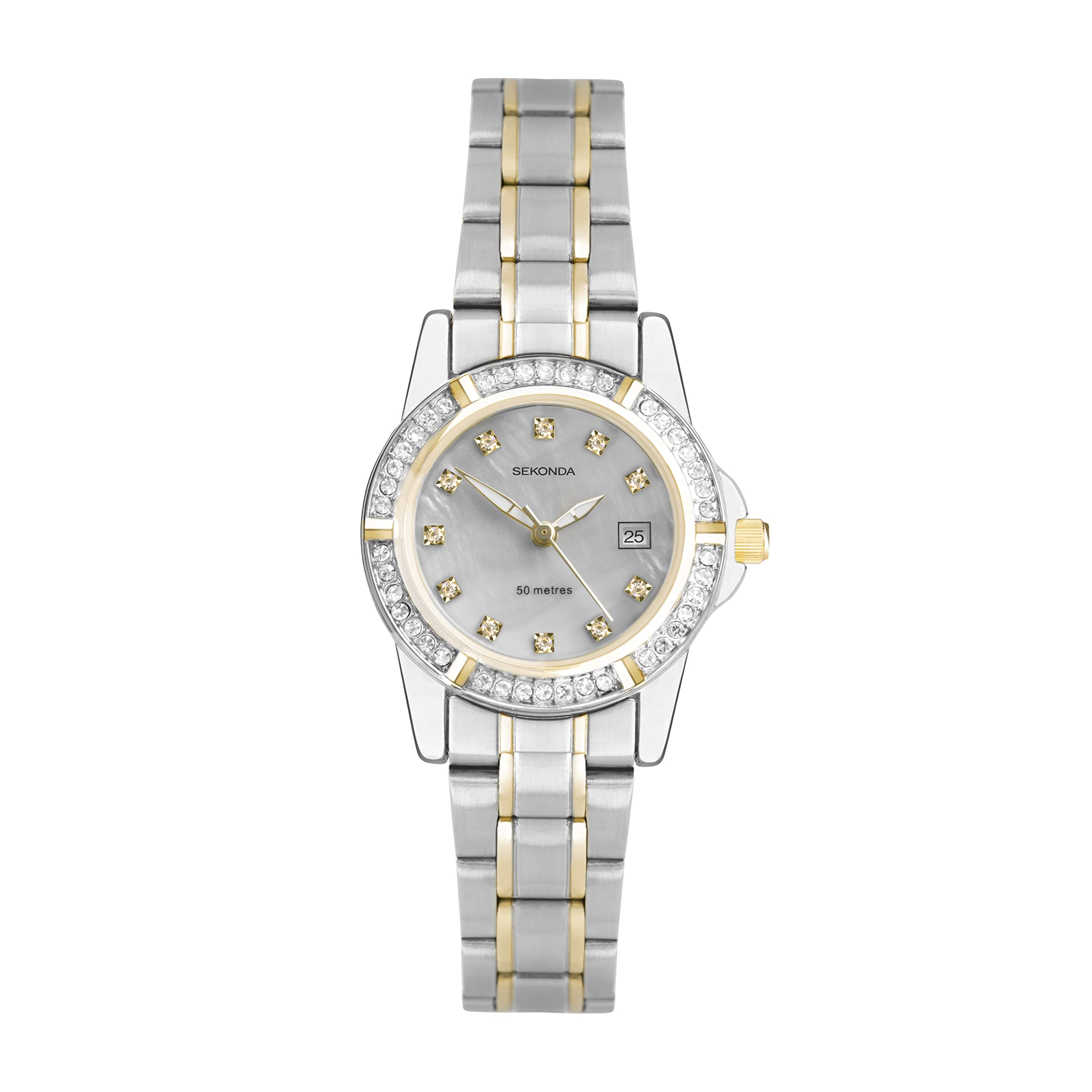 Sekonda Ladies Twilight Pearl 4174 Stone Set Dress Watch with Mother of Pearl Dial — image 1