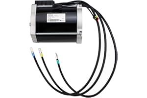 COTETHER 680638 48V AC Electric Golf Cart Motor for E-Z-GO 2Five, Express S4, RXV, Liberty 48V Models for Cushman Hauler 800, Hauler 800X, LSV 800 Models with 687424 Speed Sensor Kit Replaces 666986