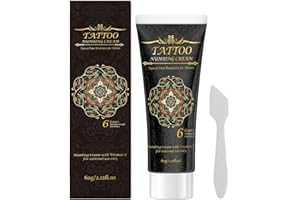 YYNRHJ Tattoo Numbing Cream(2.12fl.oz/60g),6-8 hours Maximum Strength,Painless Tattoo Numbing Cream,Contains vitamin E, Mint, Licorice,Suitable for Tattoos, Piercings, Hair Removal, Microneedle,Hemorrhoids