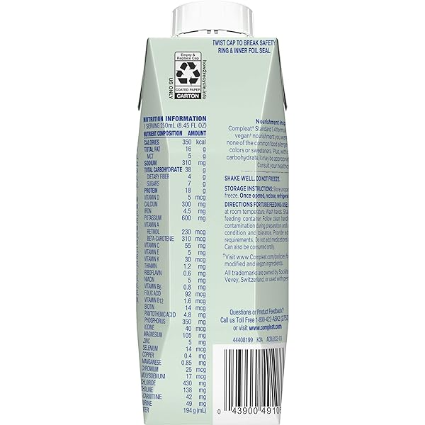 NESTLE COMPLEAT STANDARD 1.4 CAL ORAL SUPPLEMENT VANILLA 8.45 OZ CARTON, 6 COUNT
