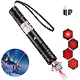 Laser Pointer High Power, Red Laser Pointer Indicator Light, Long Range Lazer Pointer for Hiking, USB Charge-Red