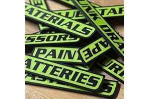 TKPTIY 23 Pack of Magnetic Toolbox Labels 23/46/69 PCS Toolbox Drawer Tags, Reusable Strong Magnetic Tool Box Organization Stickers, Multipurpose Tool Boxs Tags for Garage Storage Quick Identifying