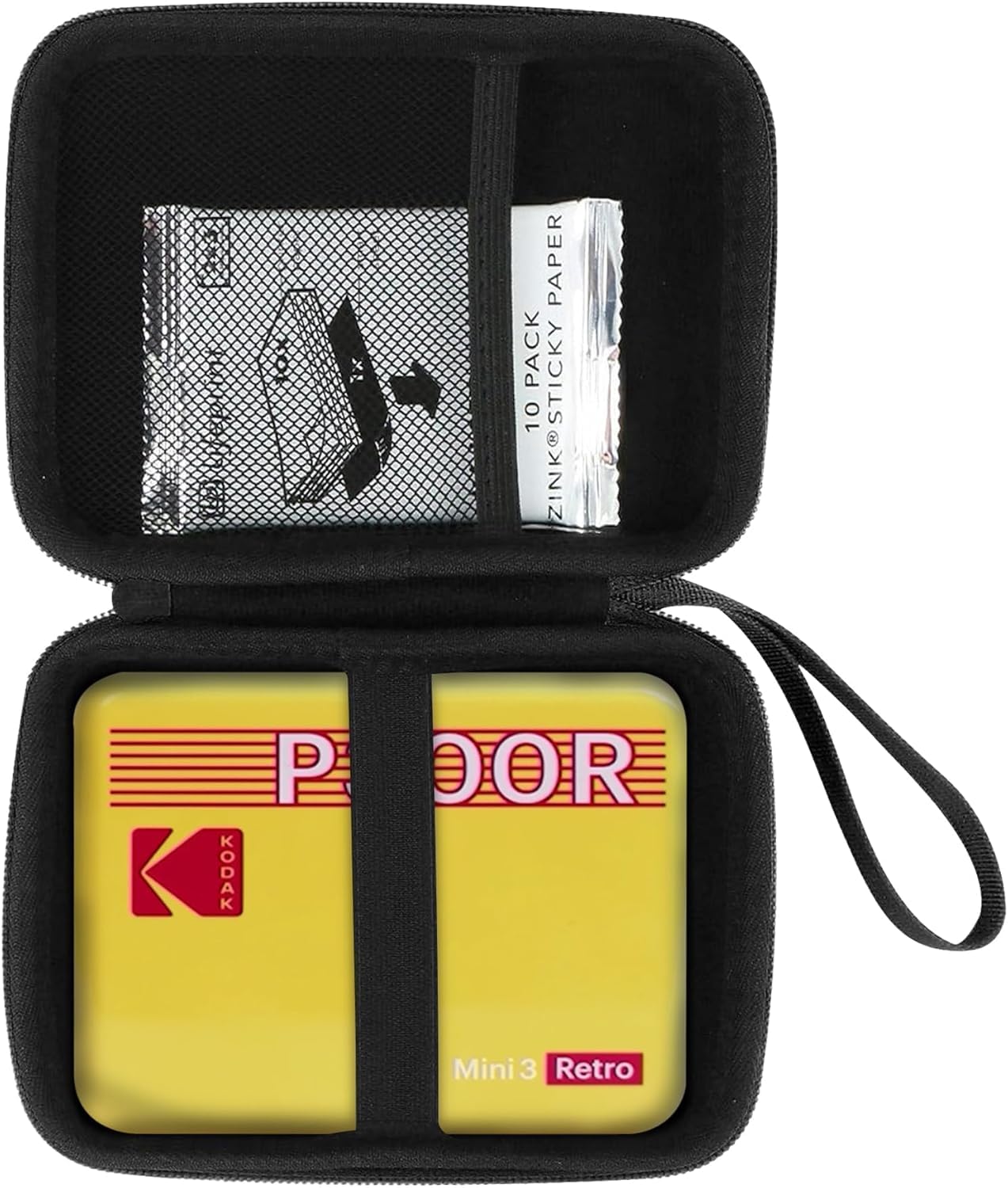 Aenllosi Hard Carrying Case for Kodak Mini 3 Retro/Shot 3 Retro/Shot Combo 3 Photo Printer (Yellow, Only Case)