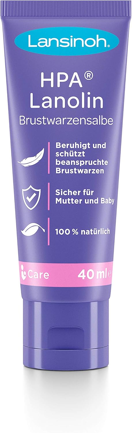 Lansinoh 99302 HPA Lanolin Brustwarzensalbe, 40 ml