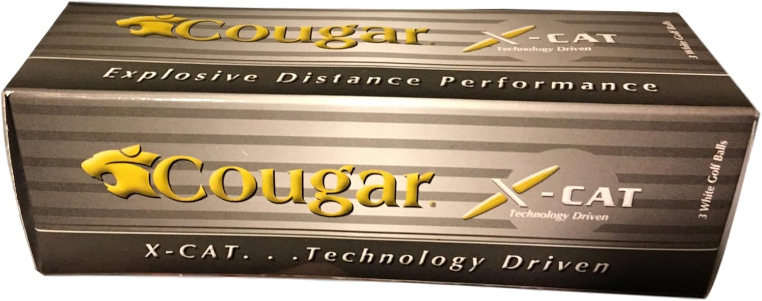 COUGAR XCAT Explosive Distance Performance Titanium Core Golf Balls 3