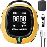 AEGTEST AGT-2000 Portable Carbon Monoxide Detector for Travel, 240H Standby, CO Detector with Audible & Visual Alerts for Cam