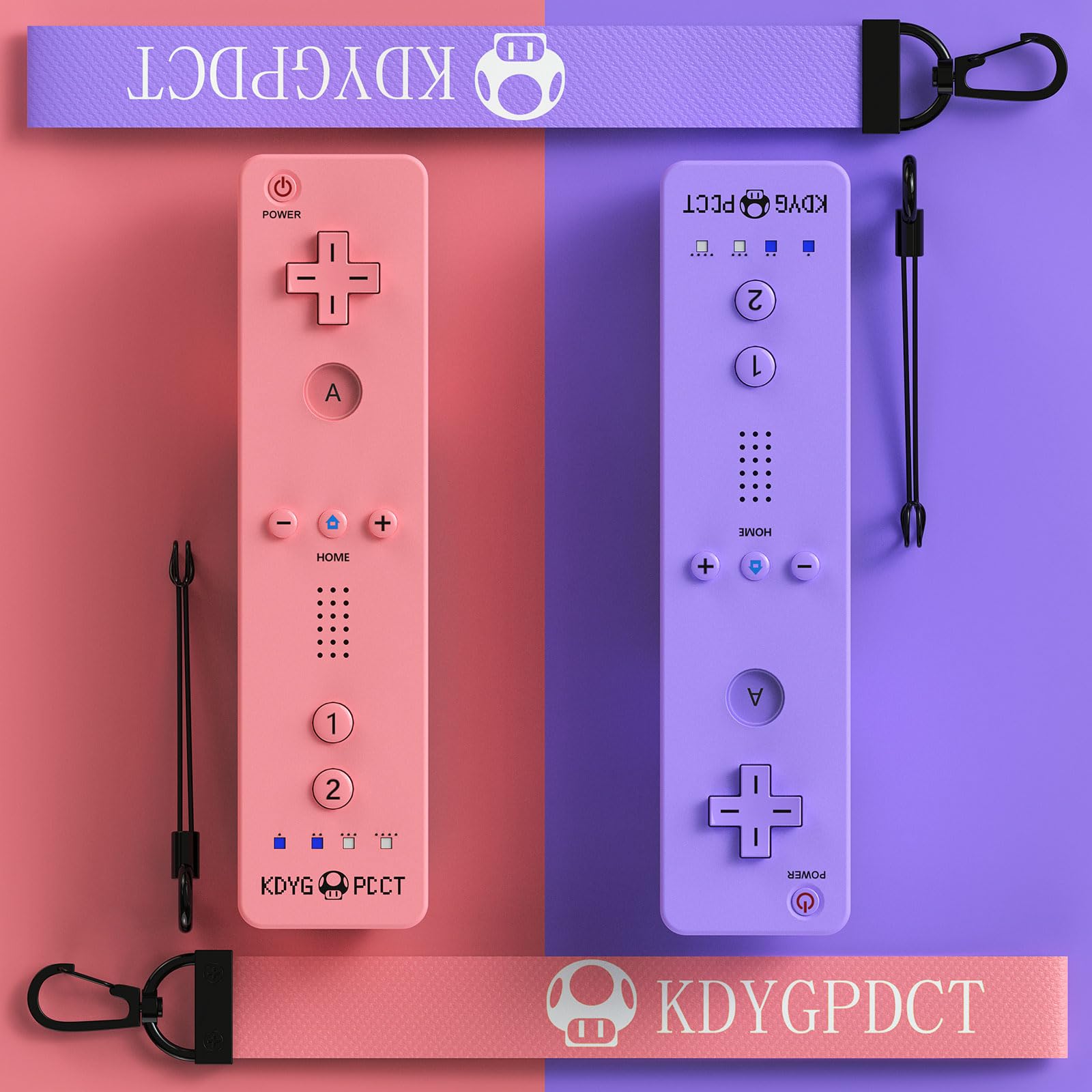 KDYGPDCT Wii Controller 2 Pack,Wii Game Wireless