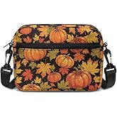 Jolamirel Small Shoulder Cross Body Bag for Women, Halloween Christmas Camera Shoulder Handbag Purse Zipper Phone Pocket