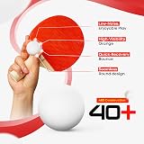 Karrma Ping Pong Balls White 40mm 3-Star Pack of 12 ABS Table Tennis view 4