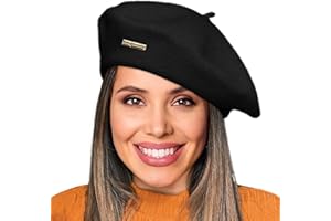 Nawati Wool French Berets for Women, Solid Color Beret Hats for Women Girls Lady, Casual and Chic Vintage Painters Hat