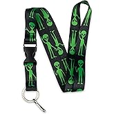 Limeloot Colorful Lanyard for Keys, ID Badges, and Accessories - Premium Lanyard with Quick Release Buckle and Flat Ring.