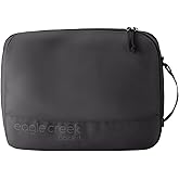 Eagle Creek Pack-It Reveal Expansion Cube - Adjustable Storage Cube Carrier Bag Case for Travel - Durable Compression Zipper - Water-Resistant - Sustainable - Medium - Black