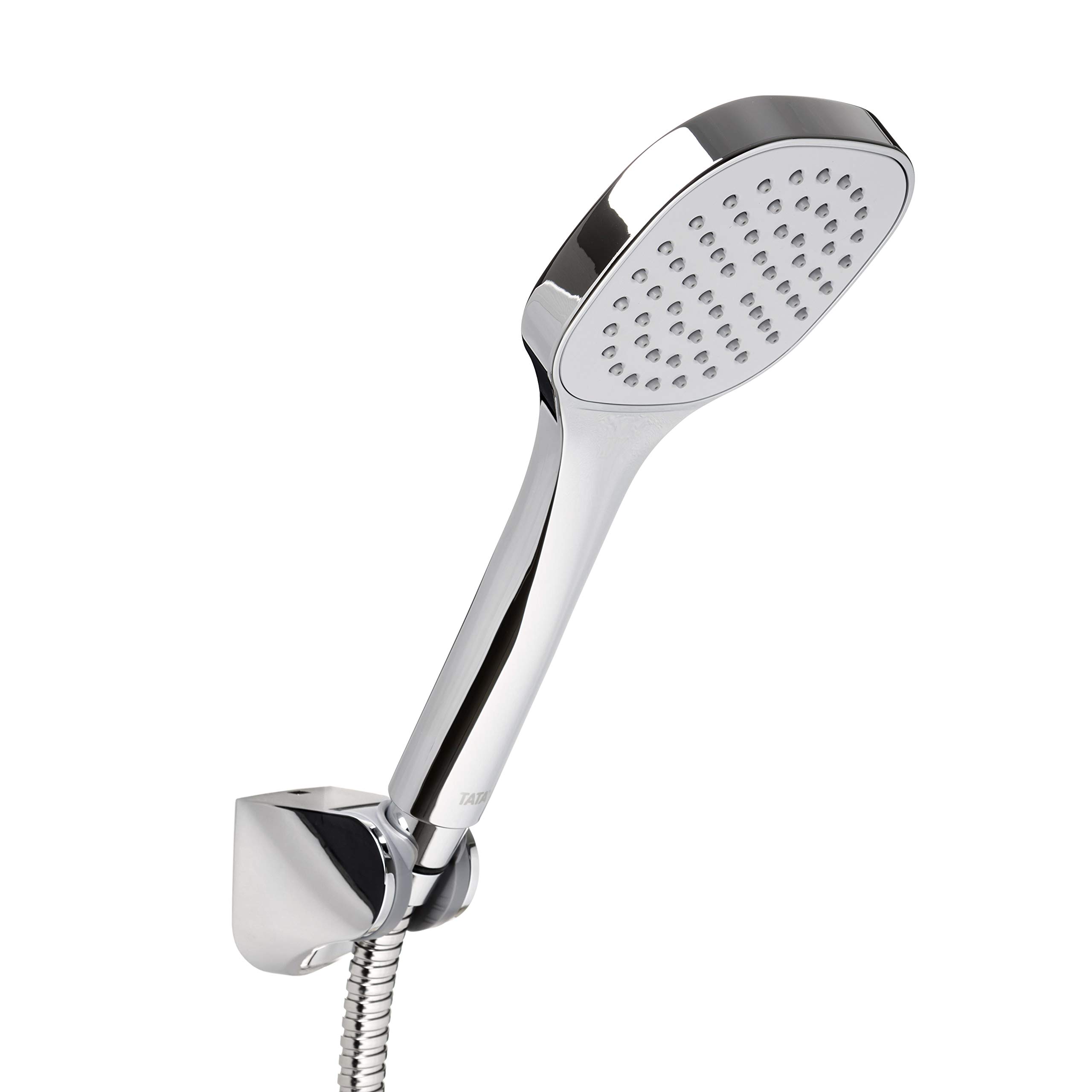 TATAY Shower set 1 function, includes multi-position holder and 1,5 m double-snap metal hose