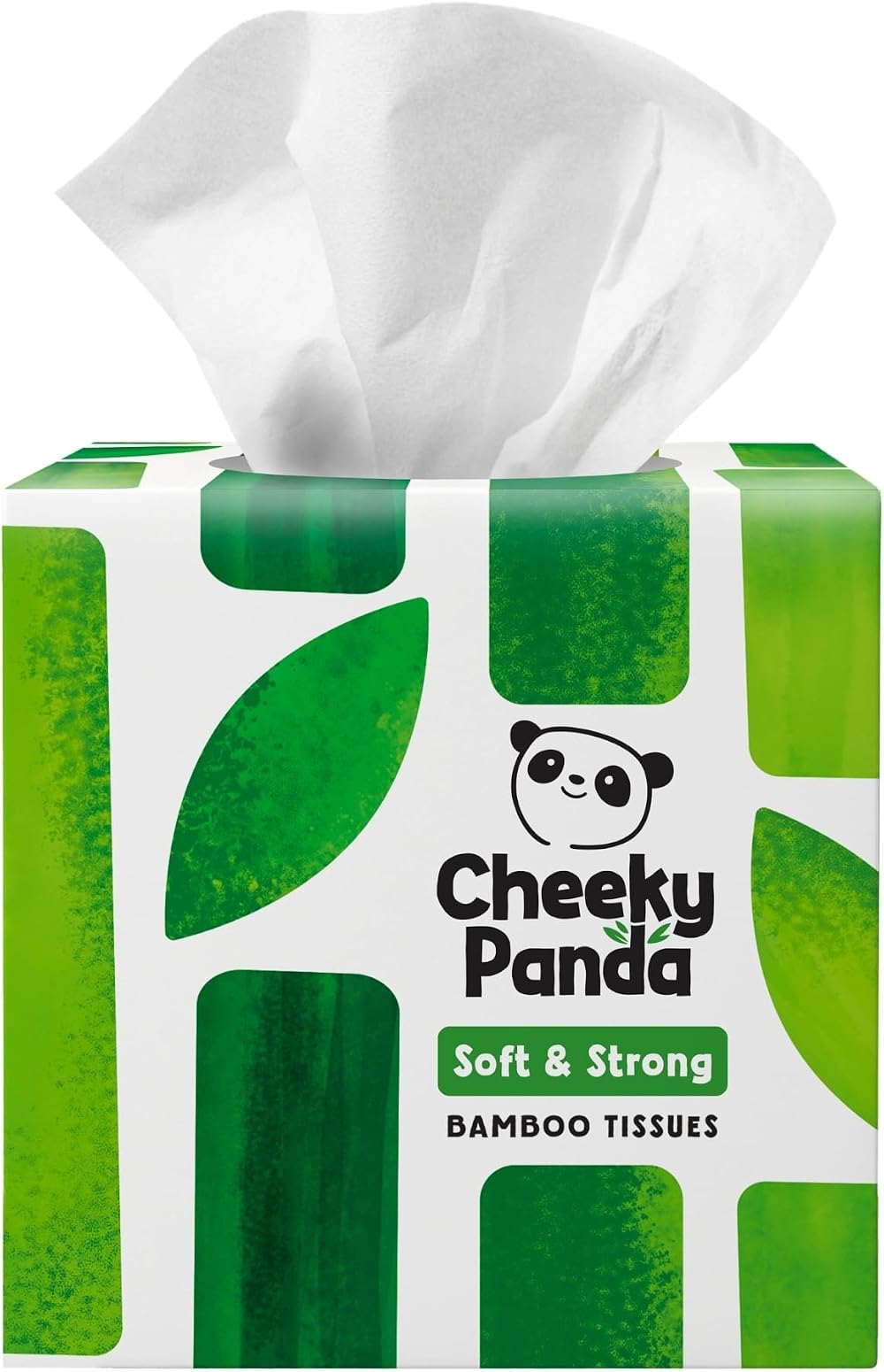 The Cheeky Panda Bamboo Facial T tissues Cube Box 56 Tissues