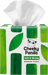 The Cheeky Panda Bamboo Facial T tissues Cube Box 56 Tissues