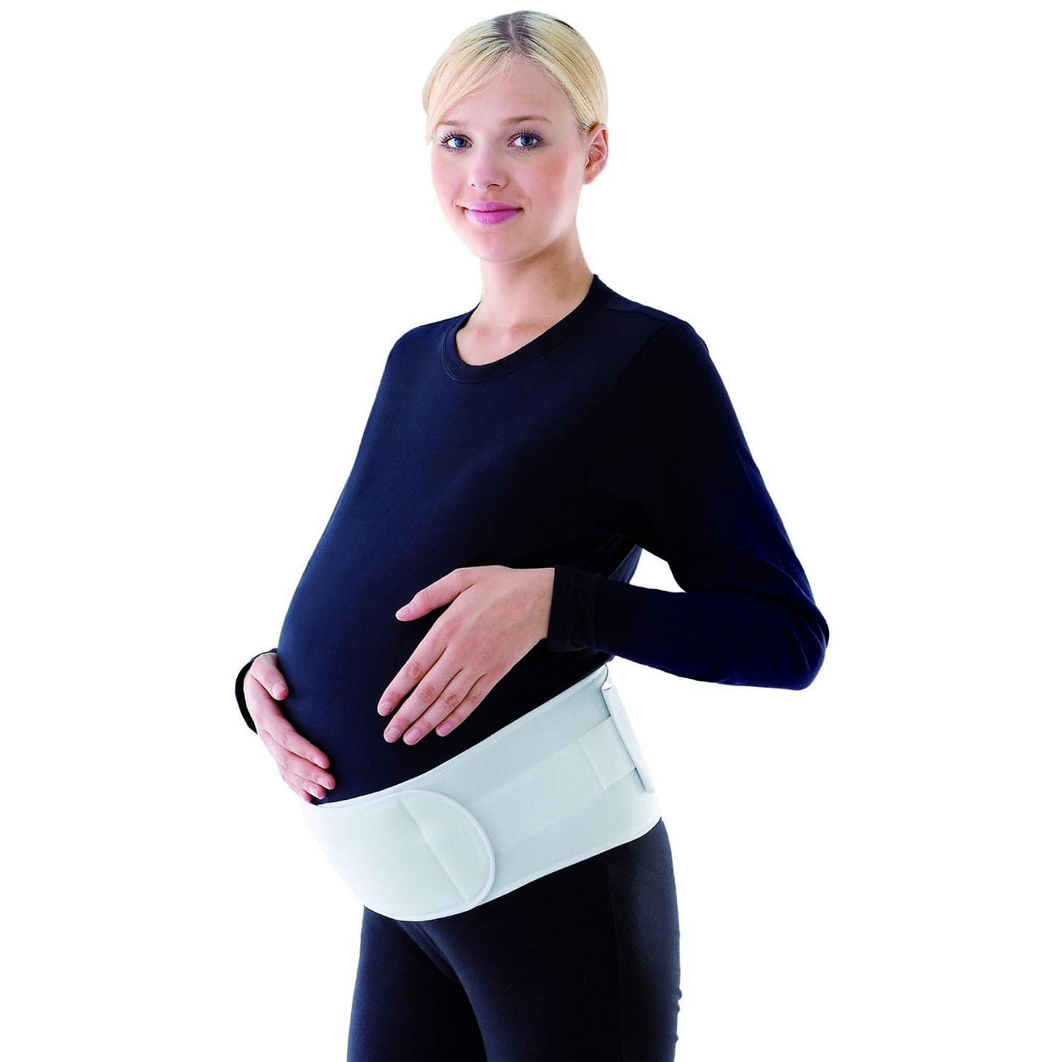 ELIFE Deluxe Maternity Belt, Large, White