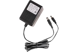 CSTESVN SNES Power Supply, NES Power Supply, 3 in 1 AC Power Cord Compatible with Super Nintendo SNES NES Genesis1 US Version