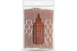 BUSHWICK KITCHEN Bees Knees Clover Honey Sticks, 50 Sticks, 1tsp each, Paleo Friendly, Gluten Free Wildflower Honey Straws, Perfect Honey for Tea, Foodie Gifts, Tea Gifts, Unique Gift Ideas