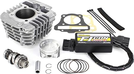 Amazon スペシャルパーツ武川 ハイパーsステージボアアップキット 125cc ハイコンプピストン スーパーカブ110 Ja44 クロスカブ Ja45 01 05 0164 ボアアップキット シリンダー 車 バイク