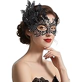 Comott pink halloween Masquerade mask for women and girls - Mardi Gras butterfly mask for halloween Costume parties
