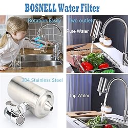 Faucet Water Filter - Filtration System, Large