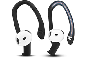 WC HookZ Compatible with Airpods 4 - Adjustable Custom Fit Over-Ear Hooks by Wicked Cushions | Malleable Core for Individual 