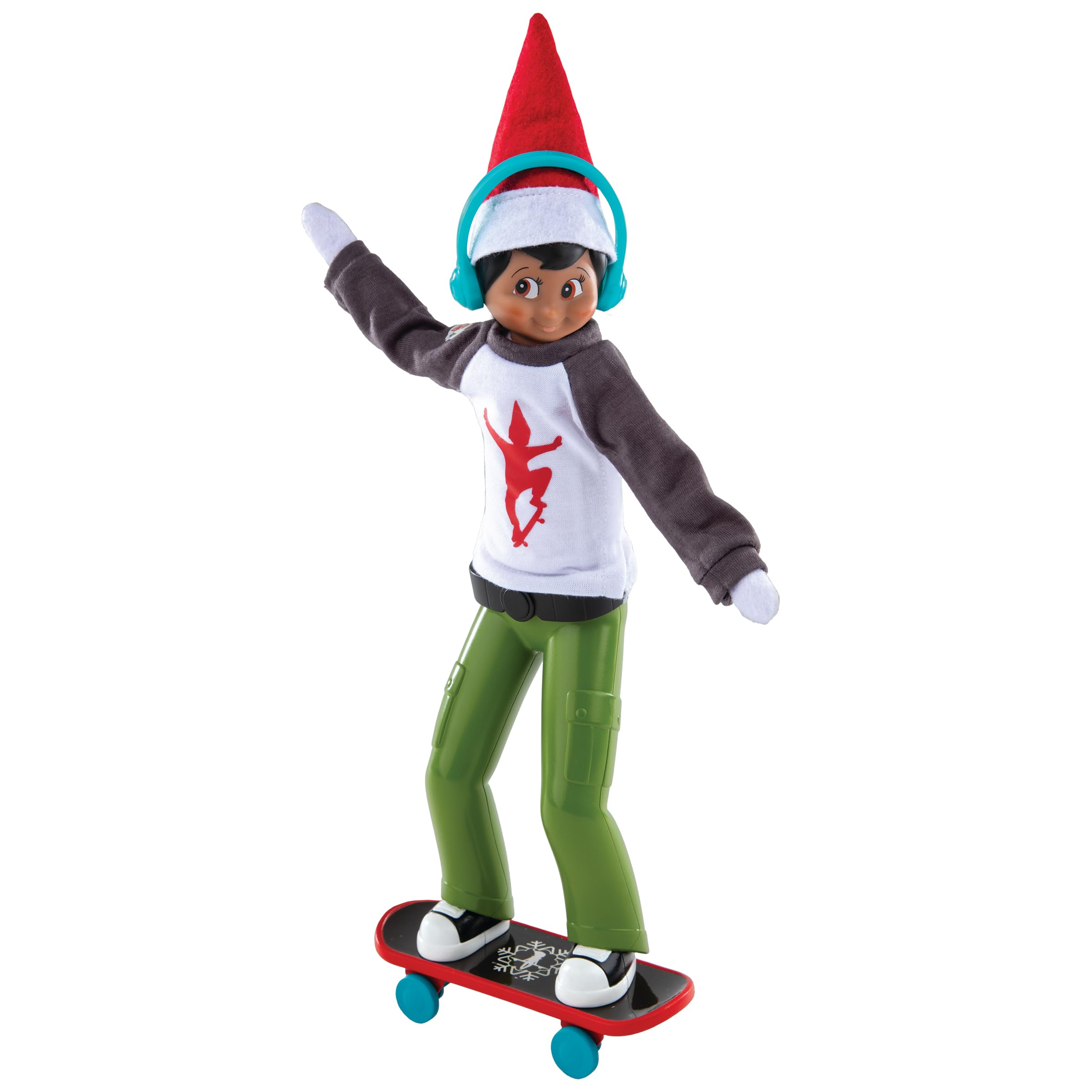 The Elf on the Shelf Holly Jolly Ollie Skateboard Set (Scout Elf not included)